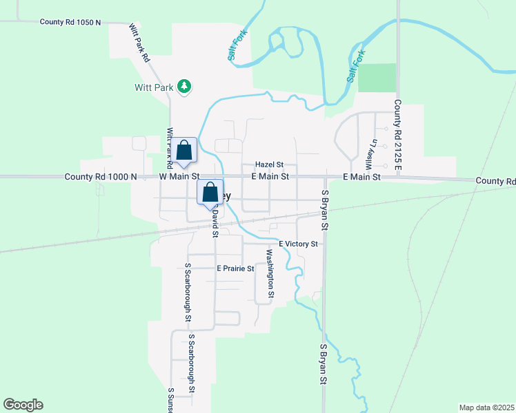 map of restaurants, bars, coffee shops, grocery stores, and more near 205 East Byron Street in Sidney