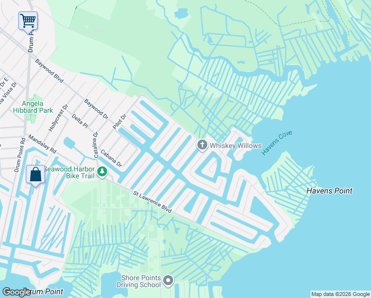 map of restaurants, bars, coffee shops, grocery stores, and more near 52 East Coral Drive in Brick Township