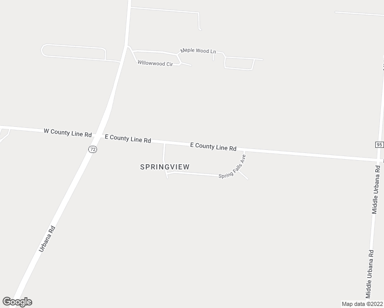 map of restaurants, bars, coffee shops, grocery stores, and more near 625 East County Line Road in Springfield