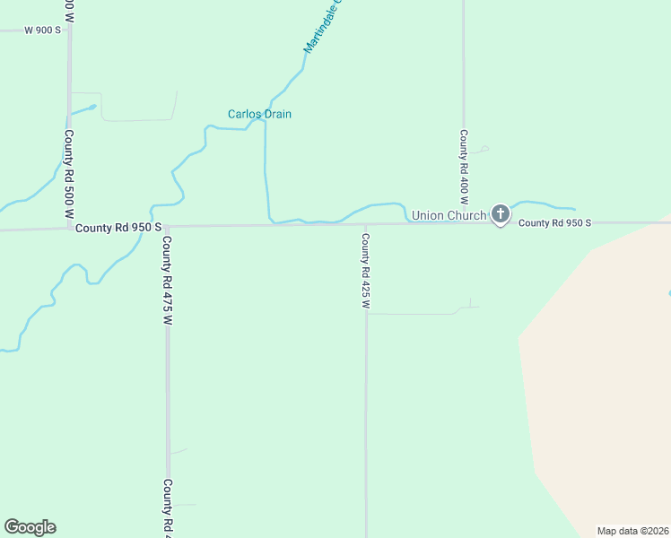 map of restaurants, bars, coffee shops, grocery stores, and more near 9703 South 425 West in Williamsburg