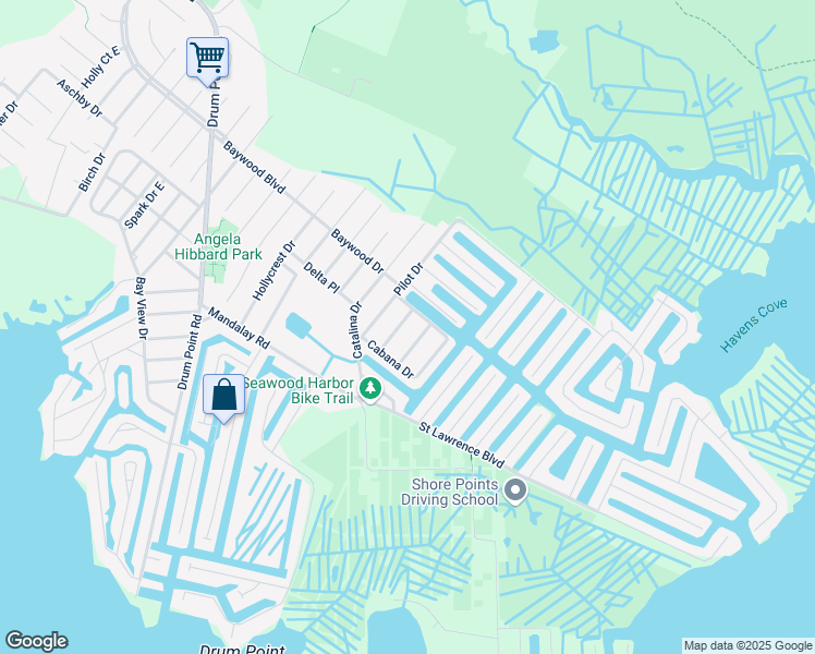 map of restaurants, bars, coffee shops, grocery stores, and more near 40 Rialto Drive in Brick Township