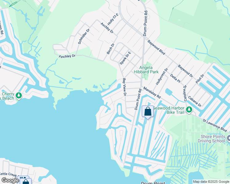 map of restaurants, bars, coffee shops, grocery stores, and more near 46 Vanard Drive in Brick