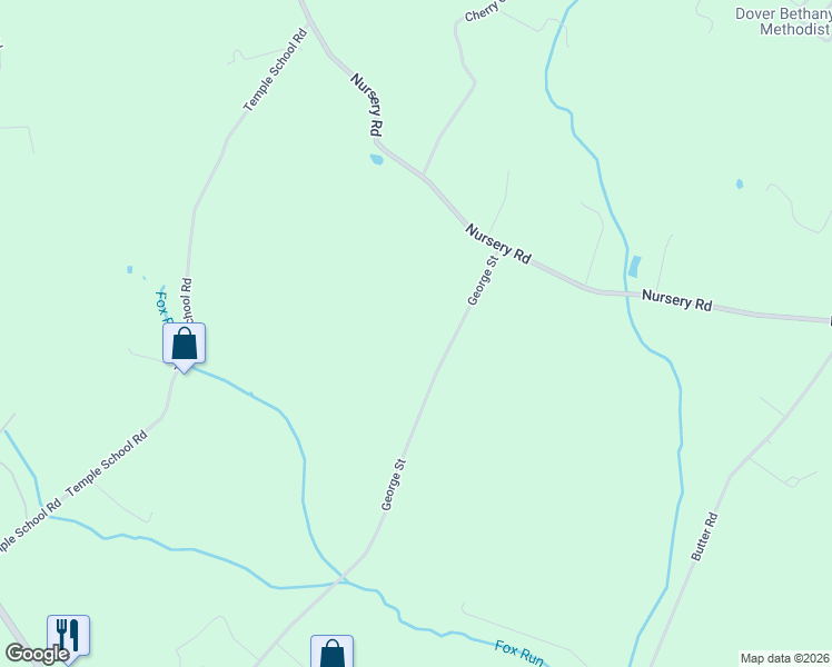 map of restaurants, bars, coffee shops, grocery stores, and more near in Dover