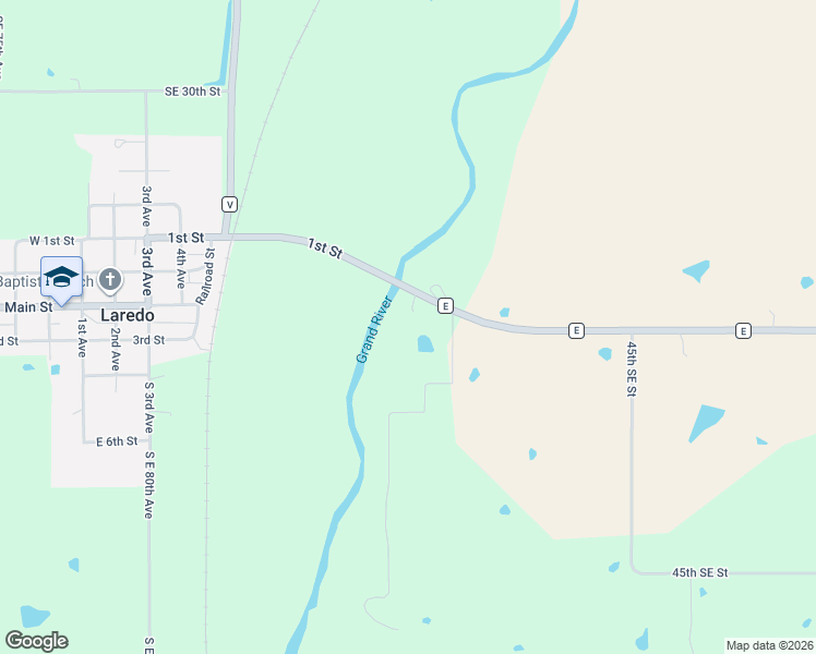 map of restaurants, bars, coffee shops, grocery stores, and more near 830 Highway East in Laredo