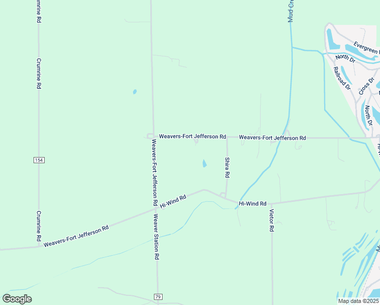 map of restaurants, bars, coffee shops, grocery stores, and more near 3301-3365 Weaver-Fort Jefferson Road in Greenville