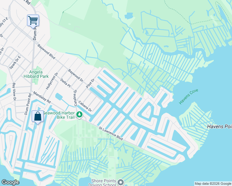 map of restaurants, bars, coffee shops, grocery stores, and more near 27 Navarra Drive in Brick Township