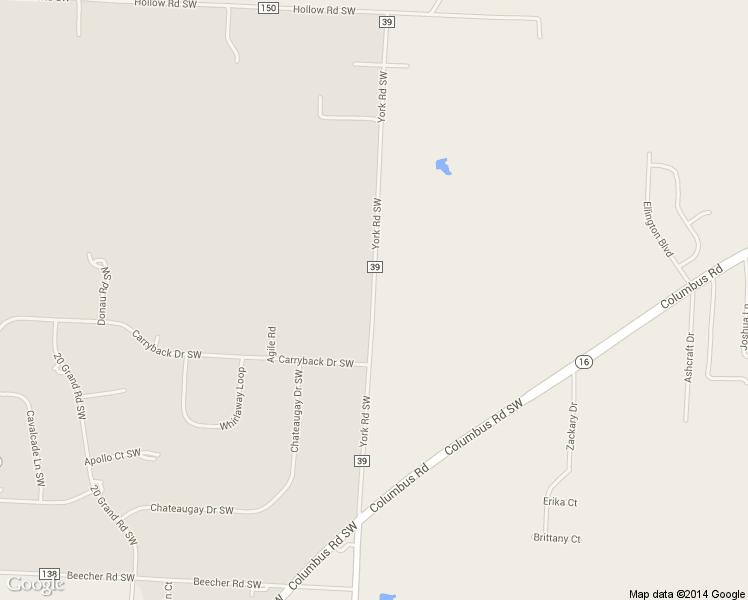 map of restaurants, bars, coffee shops, grocery stores, and more near 4403 York Rd SW in Pataskala