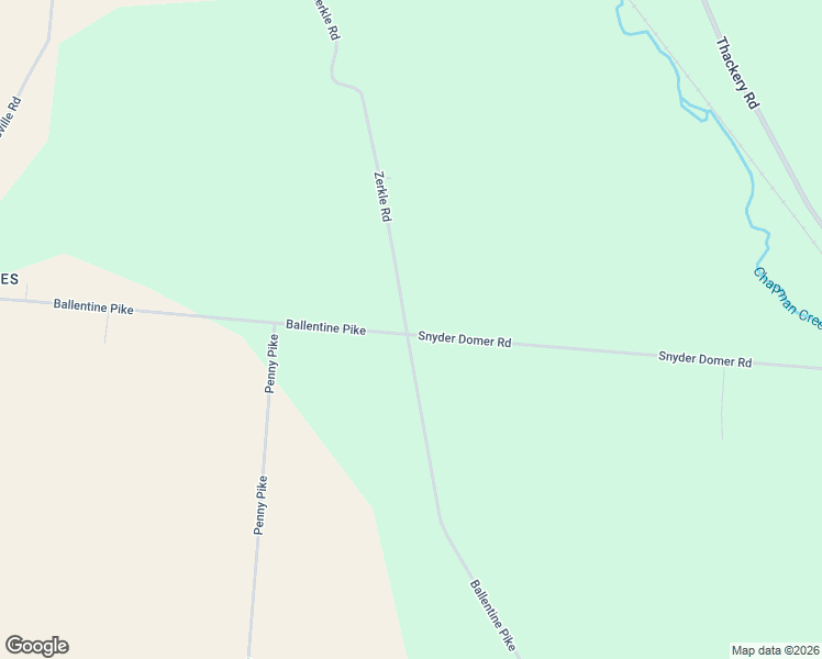 map of restaurants, bars, coffee shops, grocery stores, and more near 6505 Zerkle Road in Springfield