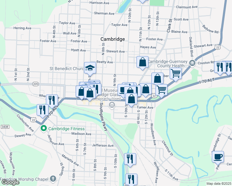 map of restaurants, bars, coffee shops, grocery stores, and more near 142 North 9th Street in Cambridge