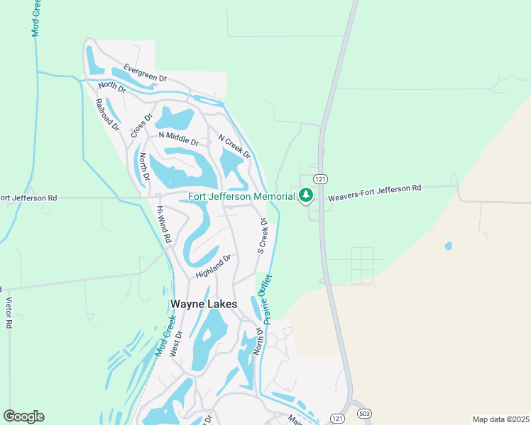 map of restaurants, bars, coffee shops, grocery stores, and more near 3629 South Creek Drive in Greenville