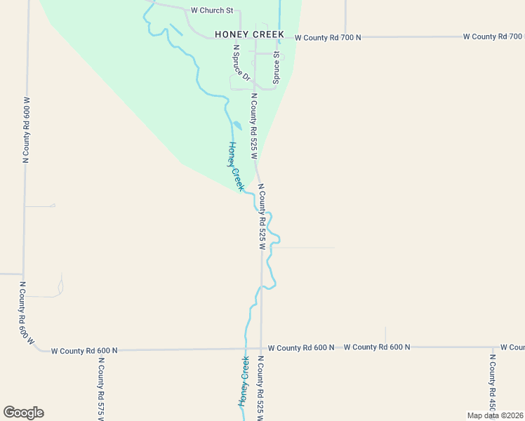 map of restaurants, bars, coffee shops, grocery stores, and more near 6353 North County Road 525 West in Middletown