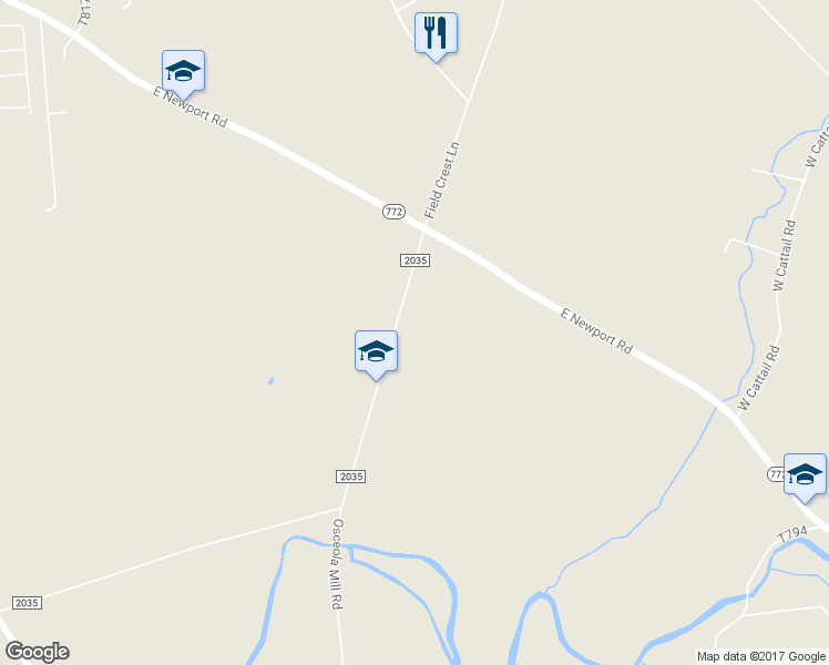 map of restaurants, bars, coffee shops, grocery stores, and more near 211 Osceola Mill Road in Gordonville