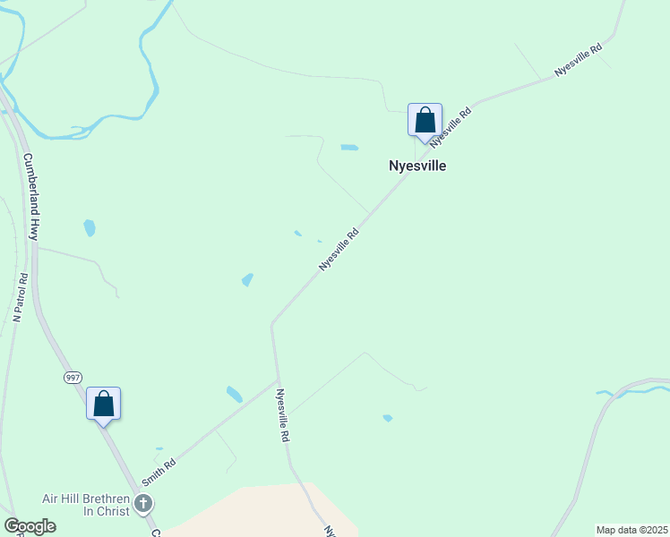 map of restaurants, bars, coffee shops, grocery stores, and more near 7818 Nyesville Road in Chambersburg