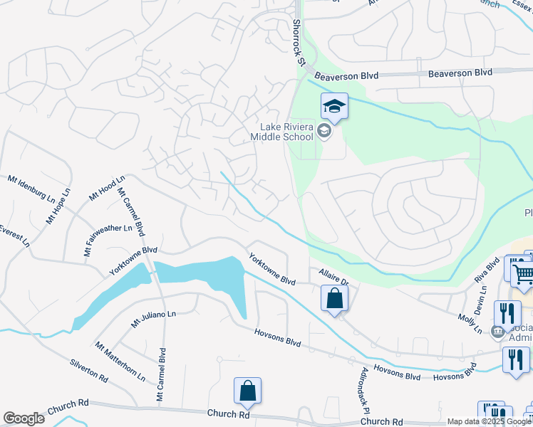 map of restaurants, bars, coffee shops, grocery stores, and more near 1188B Clydebank Court in Lakewood