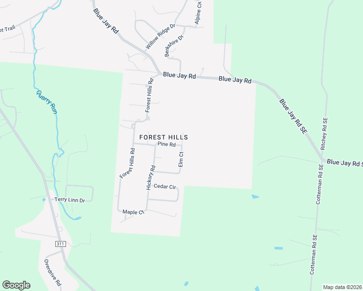 map of restaurants, bars, coffee shops, grocery stores, and more near 871 Elm Court in Heath