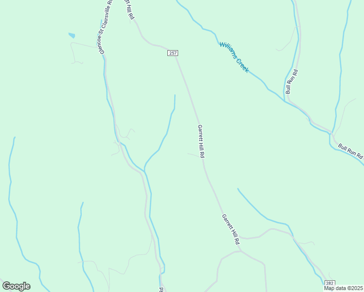 map of restaurants, bars, coffee shops, grocery stores, and more near 64960 Garrett Hill Road in Saint Clairsville