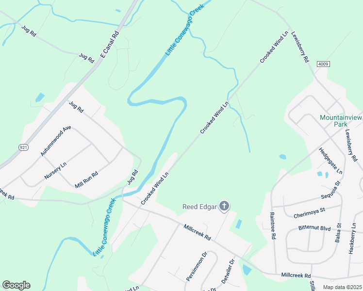 map of restaurants, bars, coffee shops, grocery stores, and more near 3160 Crooked Wind Lane in York