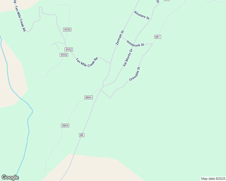 map of restaurants, bars, coffee shops, grocery stores, and more near 1009 County Road in Granby