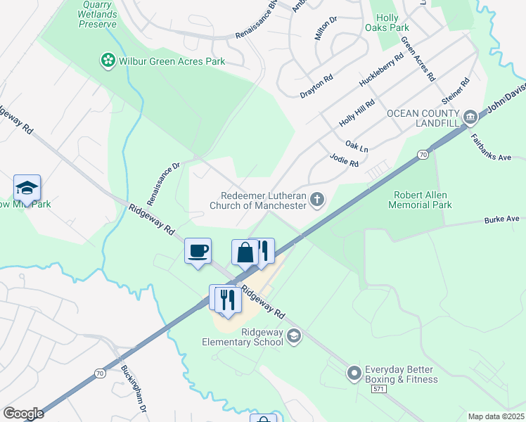 map of restaurants, bars, coffee shops, grocery stores, and more near 2993 Wilbur Avenue in Manchester Township
