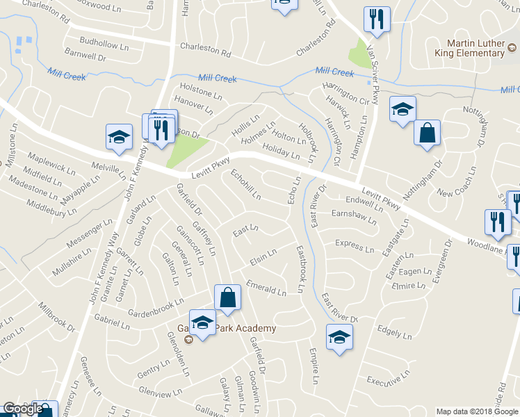 map of restaurants, bars, coffee shops, grocery stores, and more near 42 Eastbrook Lane in Willingboro