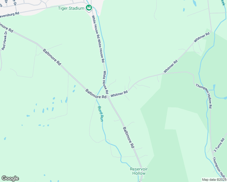 map of restaurants, bars, coffee shops, grocery stores, and more near 98 White House Road in Shippensburg