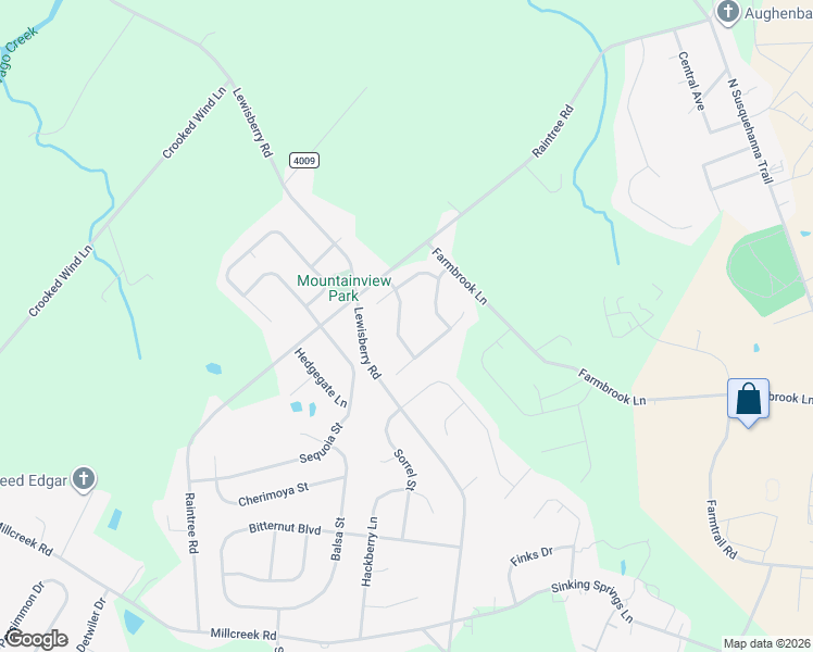 map of restaurants, bars, coffee shops, grocery stores, and more near 3461 Chardonnay Drive in York