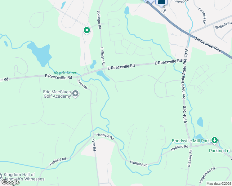map of restaurants, bars, coffee shops, grocery stores, and more near 306 Harcourt Lane in Downingtown