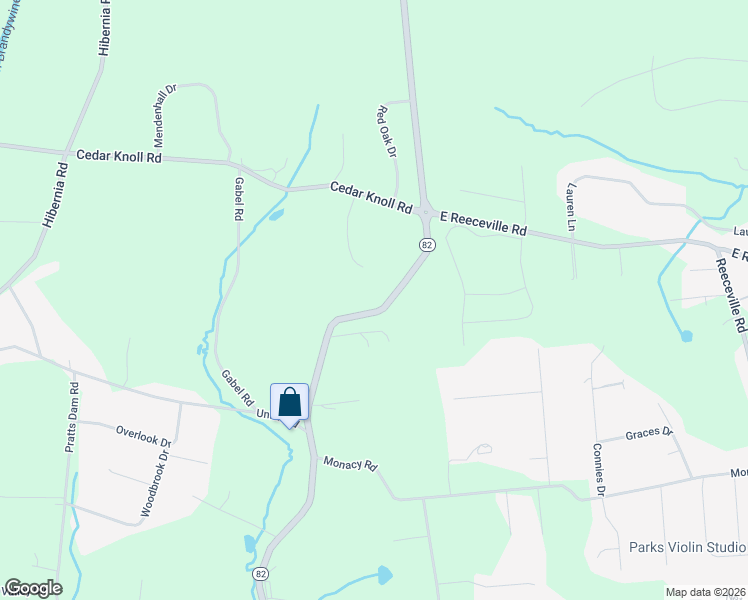 map of restaurants, bars, coffee shops, grocery stores, and more near 1434 South Manor Road in Coatesville