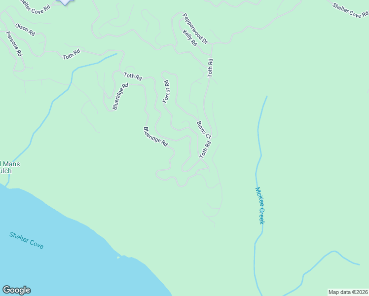 map of restaurants, bars, coffee shops, grocery stores, and more near 992-994 Toth Rd in Whitethorn