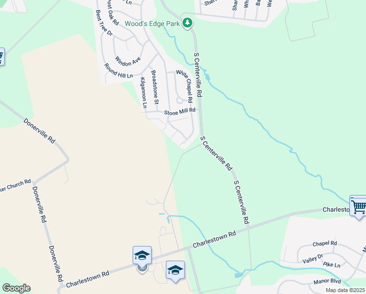 map of restaurants, bars, coffee shops, grocery stores, and more near 608 White Chapel Road in Lancaster