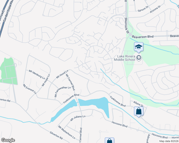 map of restaurants, bars, coffee shops, grocery stores, and more near 1262A Argyll Circle in Lakewood Township