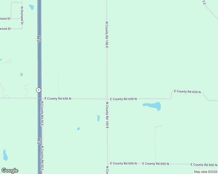 map of restaurants, bars, coffee shops, grocery stores, and more near 6638 North County Road 100 East in Springport