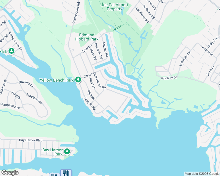 map of restaurants, bars, coffee shops, grocery stores, and more near 93 Club House Road in Brick Township