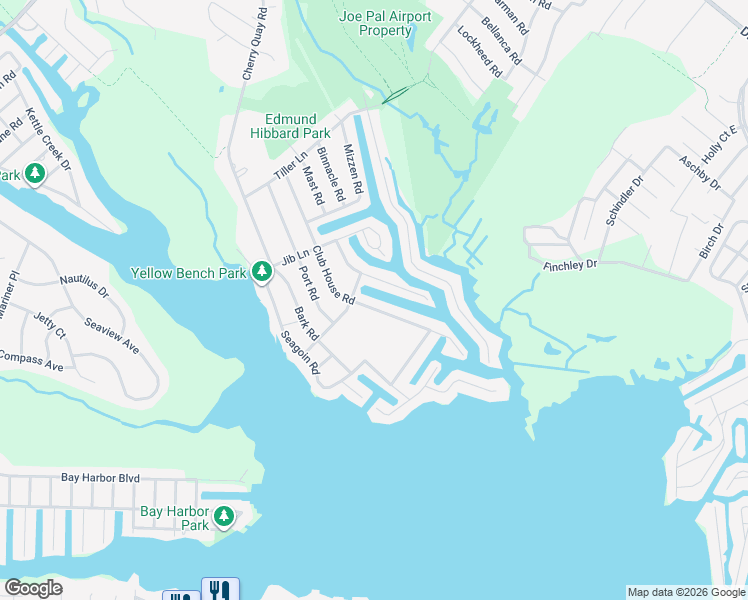 map of restaurants, bars, coffee shops, grocery stores, and more near 93 Club House Road in Brick Township