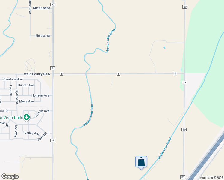 map of restaurants, bars, coffee shops, grocery stores, and more near 18442 County Road 6 in Brighton