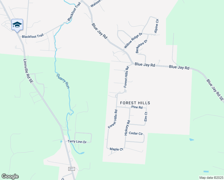 map of restaurants, bars, coffee shops, grocery stores, and more near 1710 Oak Court in Heath