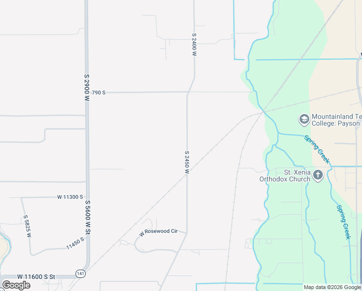 map of restaurants, bars, coffee shops, grocery stores, and more near 11125 South 5250 West in Payson