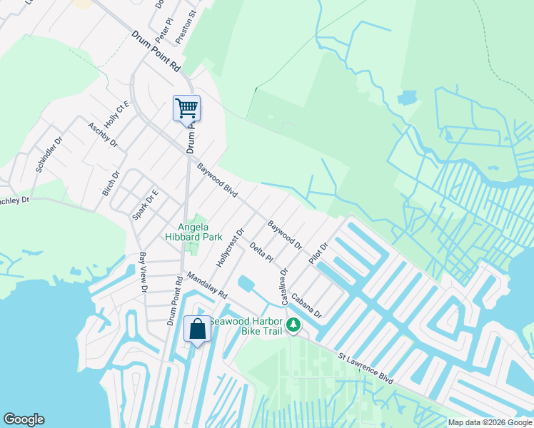 map of restaurants, bars, coffee shops, grocery stores, and more near 189 Baywood Drive in Brick Township