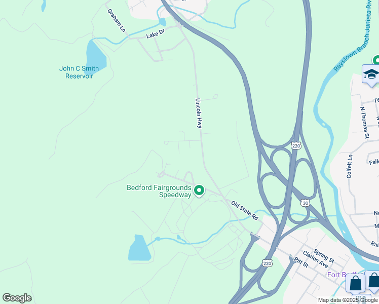 map of restaurants, bars, coffee shops, grocery stores, and more near 148 Valley View Road in Bedford