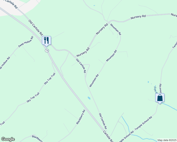 map of restaurants, bars, coffee shops, grocery stores, and more near 5815 KOCHENAUER in Dover