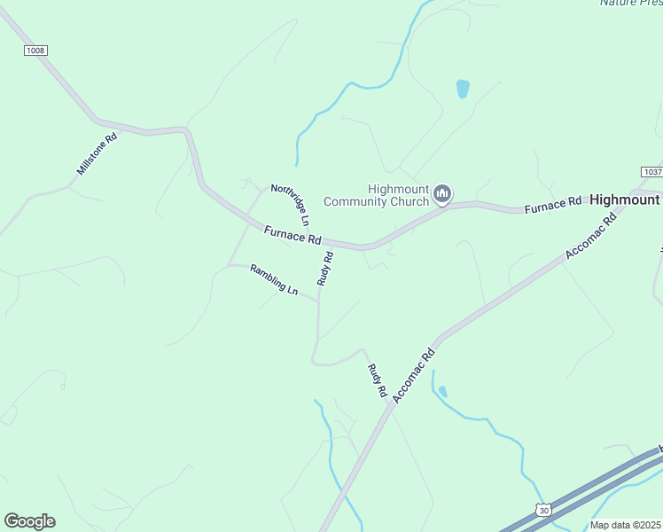map of restaurants, bars, coffee shops, grocery stores, and more near 590 Rudy Road in York