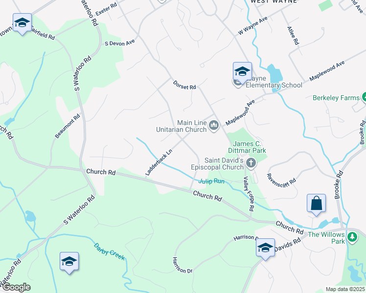 map of restaurants, bars, coffee shops, grocery stores, and more near 716 Clovelly Lane in Devon