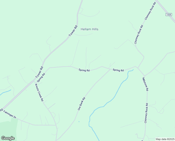 map of restaurants, bars, coffee shops, grocery stores, and more near Spring Road in York County