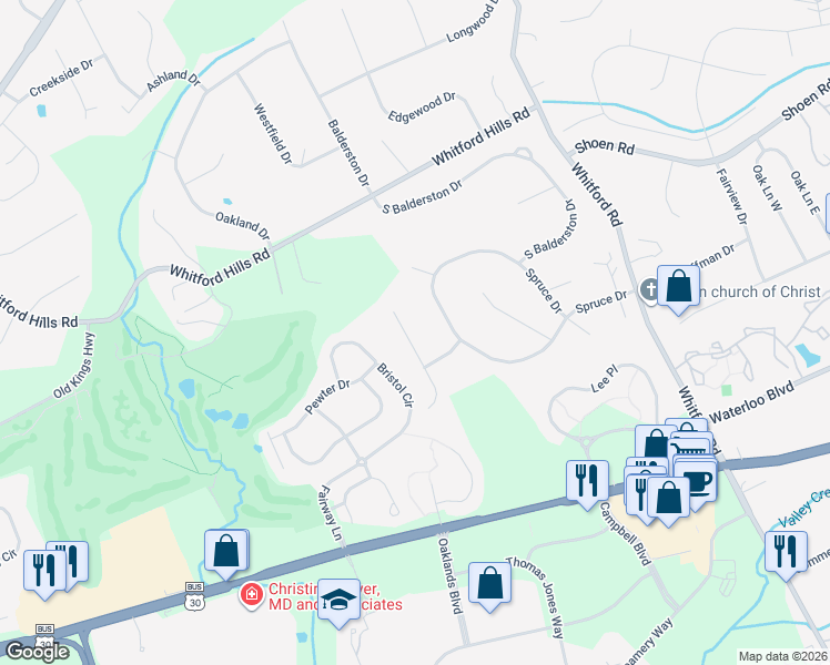 map of restaurants, bars, coffee shops, grocery stores, and more near 321 Tapestry Circle in Exton