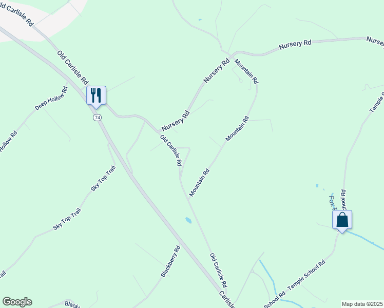 map of restaurants, bars, coffee shops, grocery stores, and more near 5815 KOCHENAUER in Dover