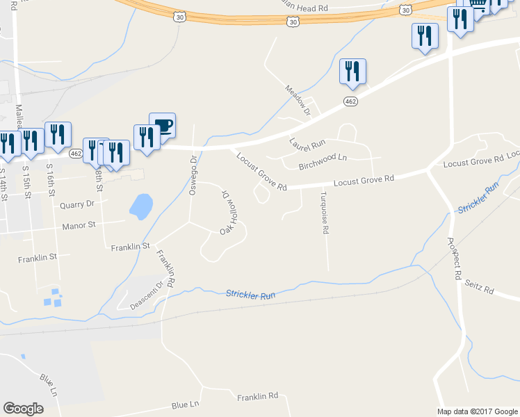 map of restaurants, bars, coffee shops, grocery stores, and more near 2025 Aspen Lane in Columbia