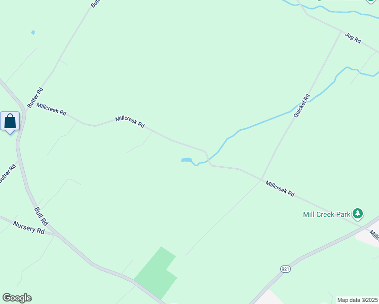 map of restaurants, bars, coffee shops, grocery stores, and more near 2360 Mill Creek Road in Dover
