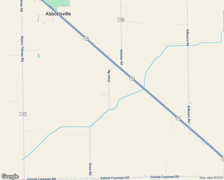 map of restaurants, bars, coffee shops, grocery stores, and more near 3863 Drew Road in Arcanum