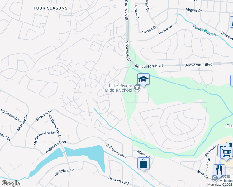 map of restaurants, bars, coffee shops, grocery stores, and more near 1147B Argyll Circle in Lakewood Township