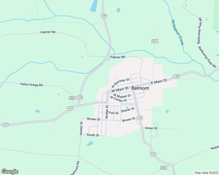 map of restaurants, bars, coffee shops, grocery stores, and more near 225 West Barrister Street in Belmont